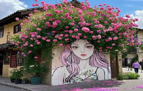 灵山怎么设计网红打卡墙绘