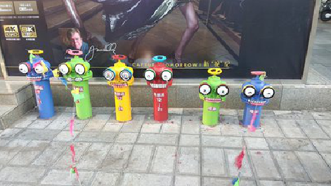 灵山商业区彩绘