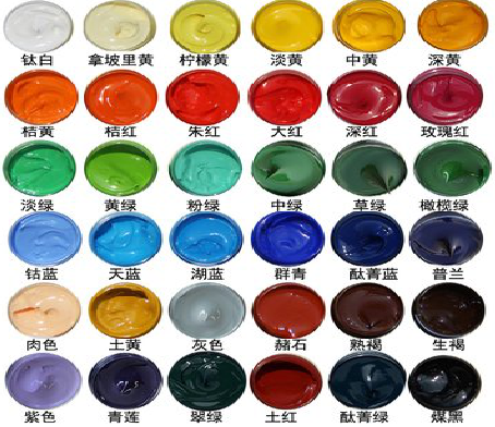 灵山墙绘颜色的选择有讲究。