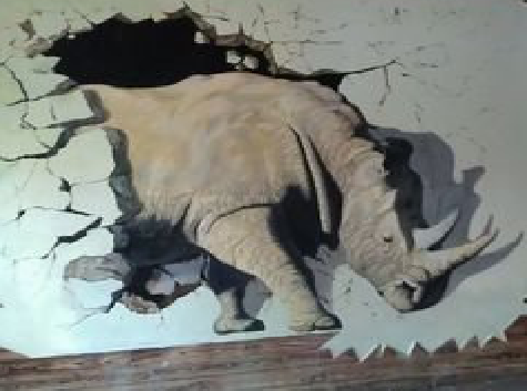 灵山在墙绘中，如何绘制3D效果？