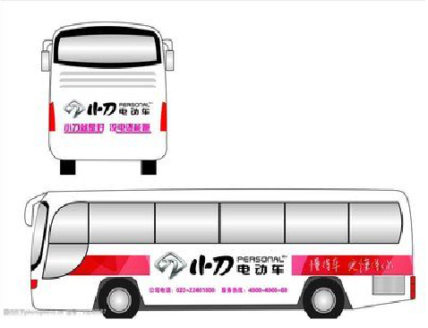 灵山公交车身贴如何完美贴合？