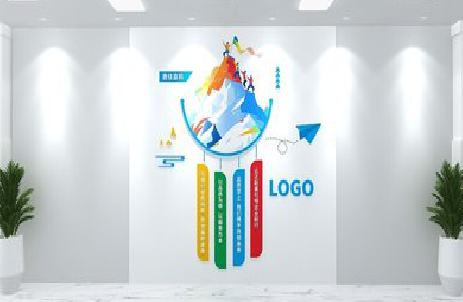 灵山公司企业形象墙的工艺材料有哪些？