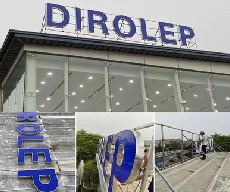 灵山楼顶发光字安装的注意事项。